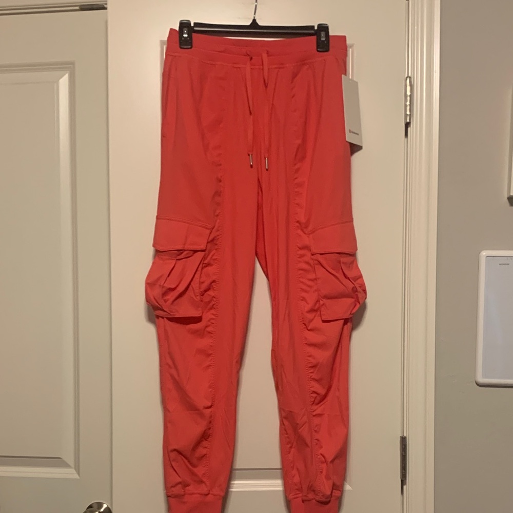 Lululemon Dance Studio Relaxed Fit MR Cargo Joggers, Sz S, Glaze Pink, NWT